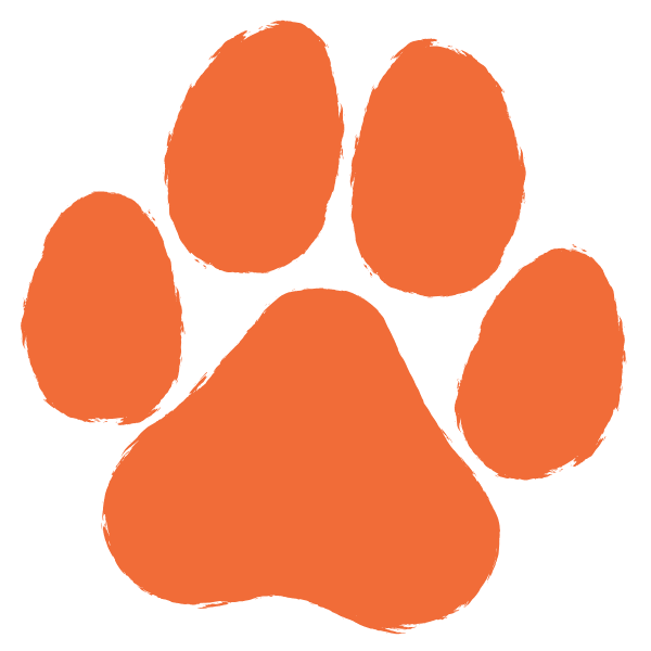 orange cougar paw