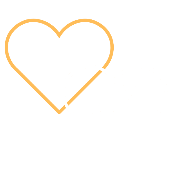two interconnected hearts with the text 2x
