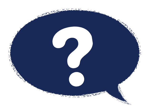 conversation bubble with question mark