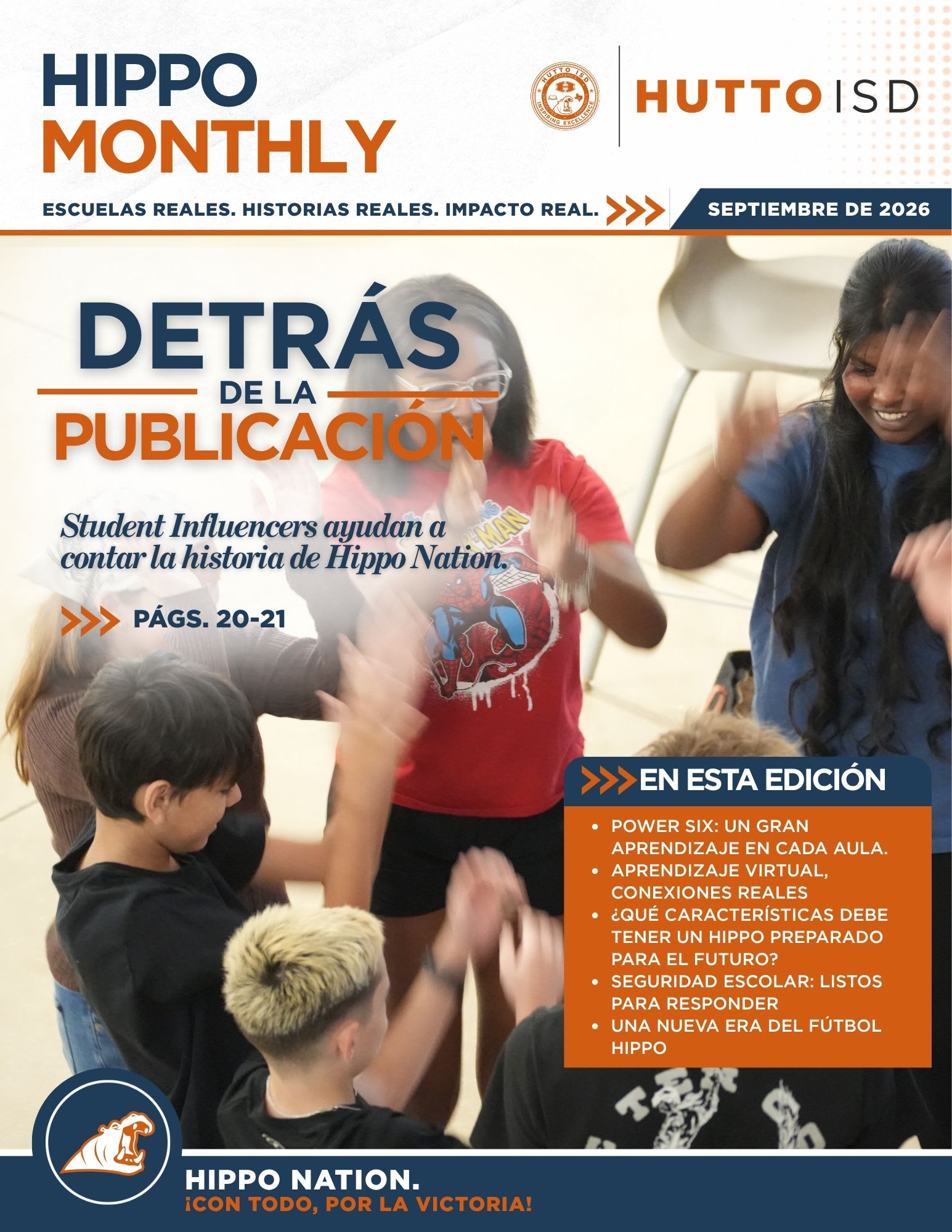 Hippo Monthly Spanish cover, septiembre de 2026