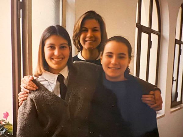 Jessica Power pictured with two others during her time at CCI
