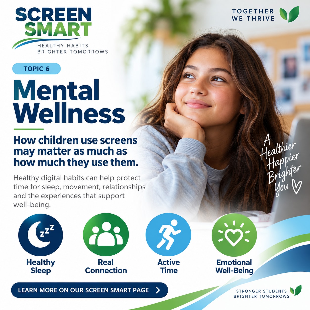 Screen Smart Mental Wellness graphic