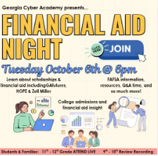 Financial Aid Night: FAFSA, Scholarships & More | Announcement