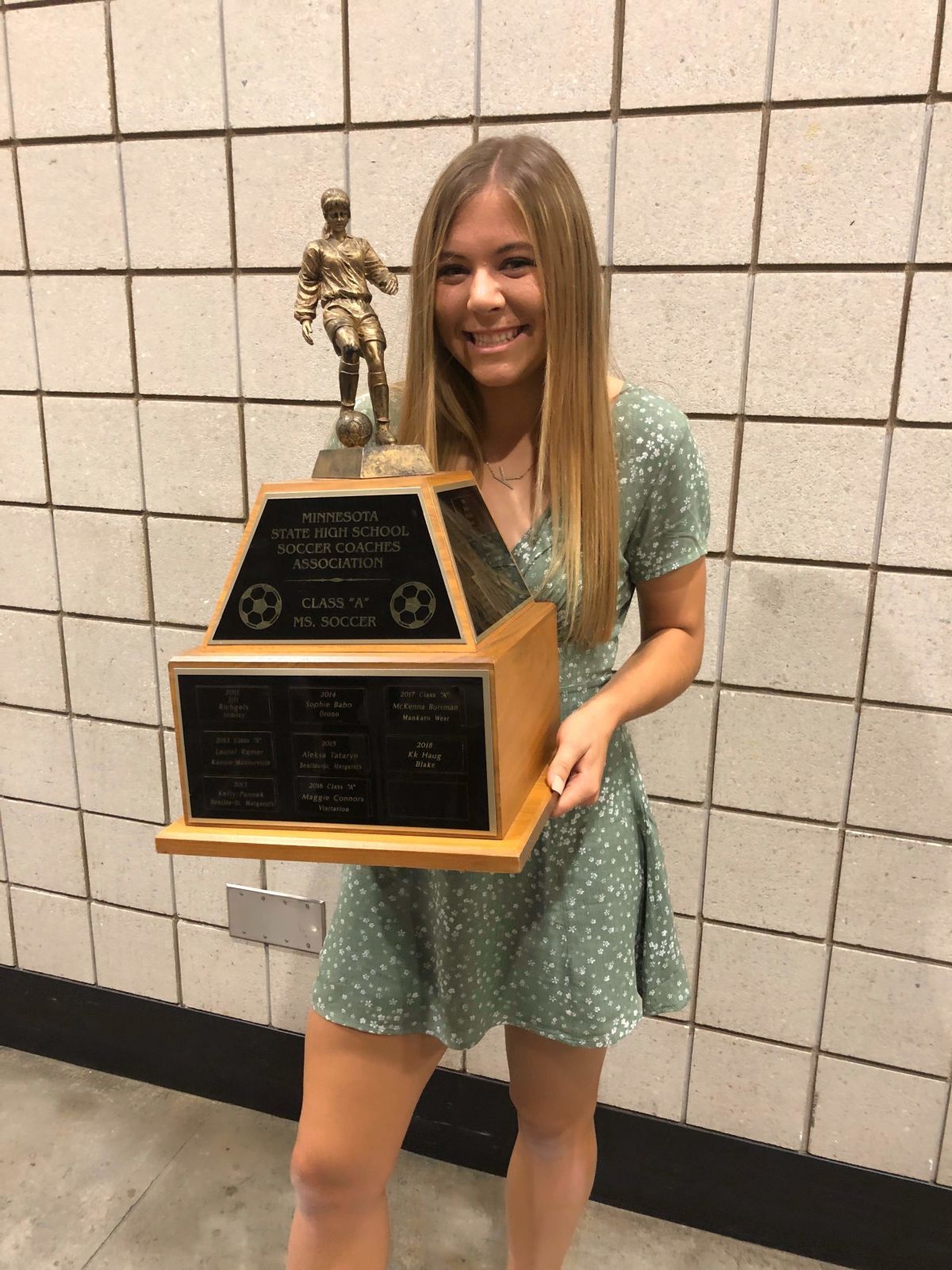 Kaitlyn MacBean '20 awarded Ms. Soccer | Post Details - Breck School