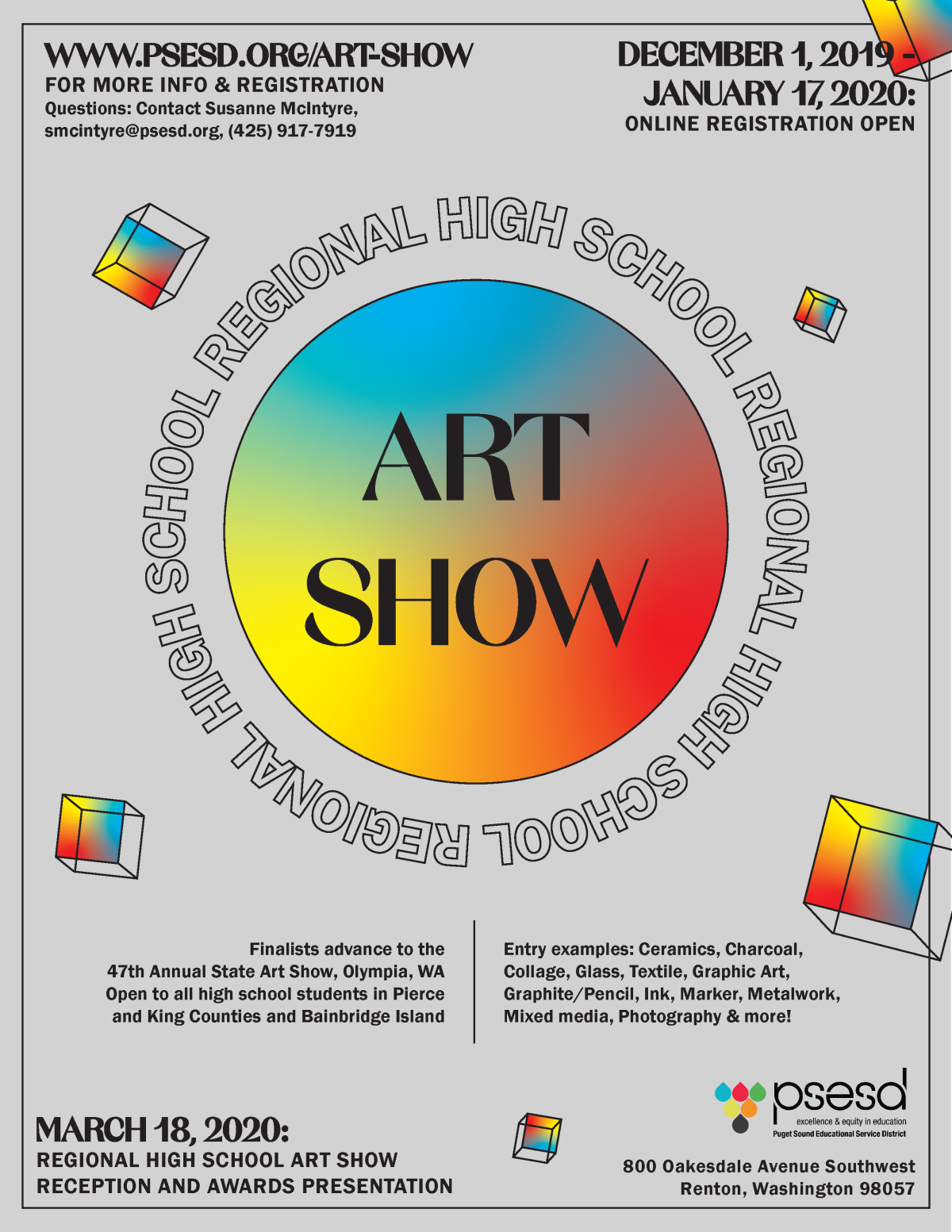 Save the Date! Regional High School Art Show On March 18, 2020. Online ...