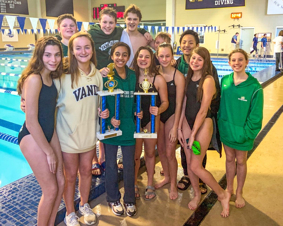 Middle School Swim Team Wins Championship Westminster News