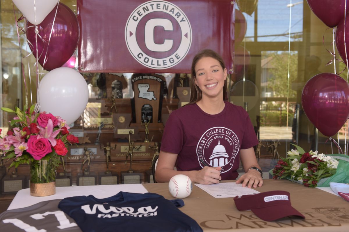 College Signing: Centenary College | News Post General - Mount Carmel  Academy