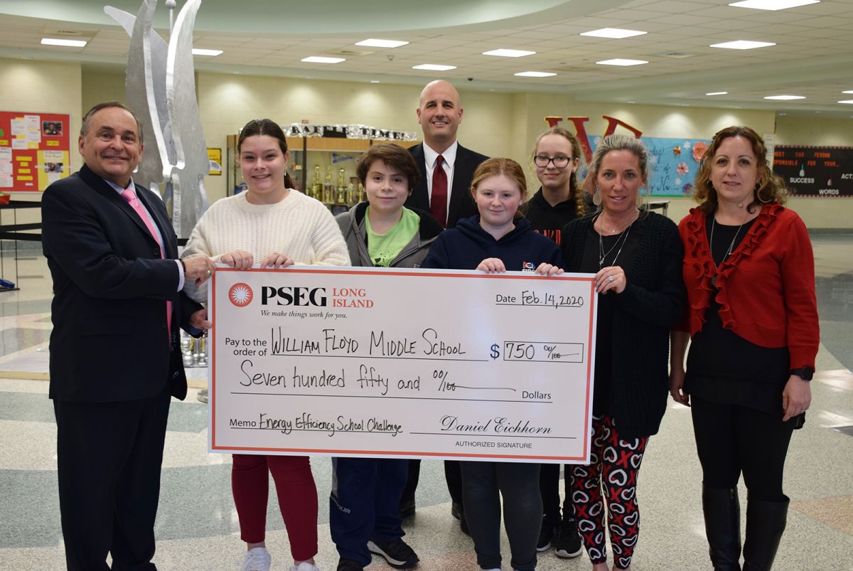 William Floyd Middle School Wins Second Place in PSEG Long Island