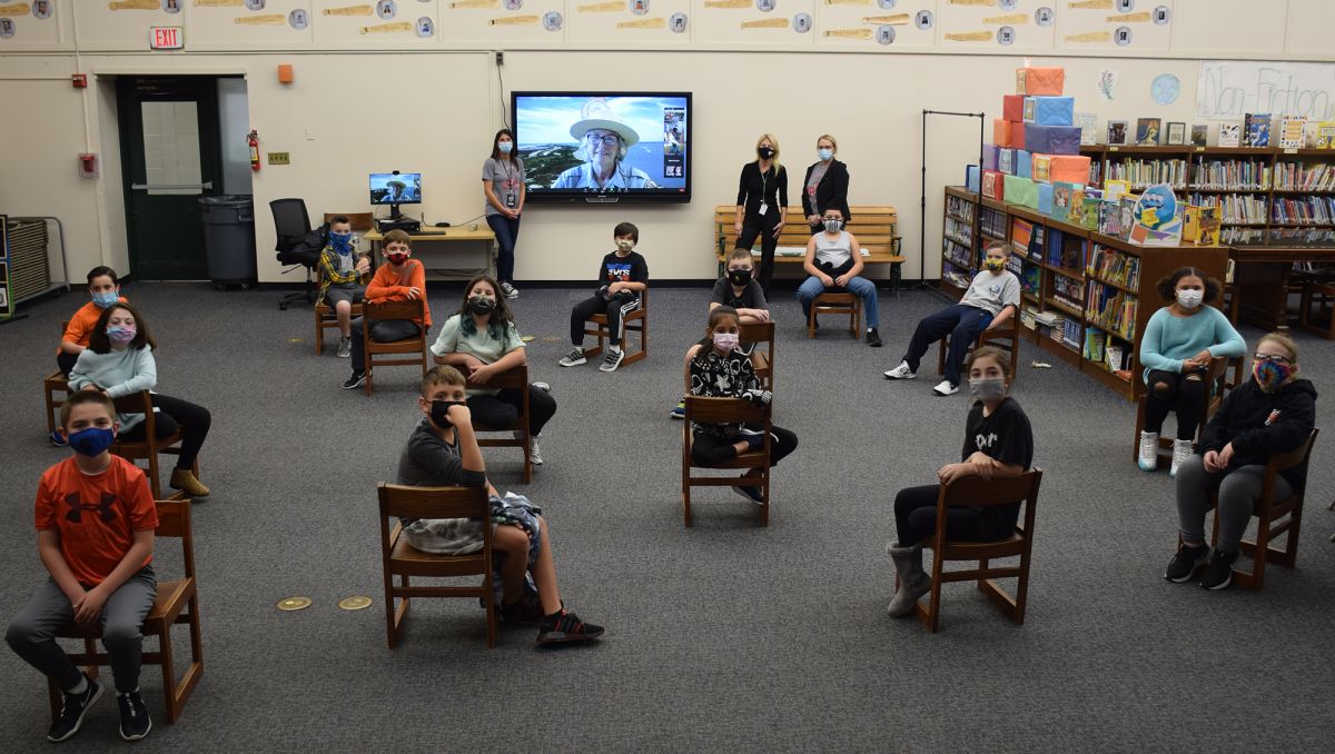 William Floyd Elementary School Fourth Graders Tour Fire Island