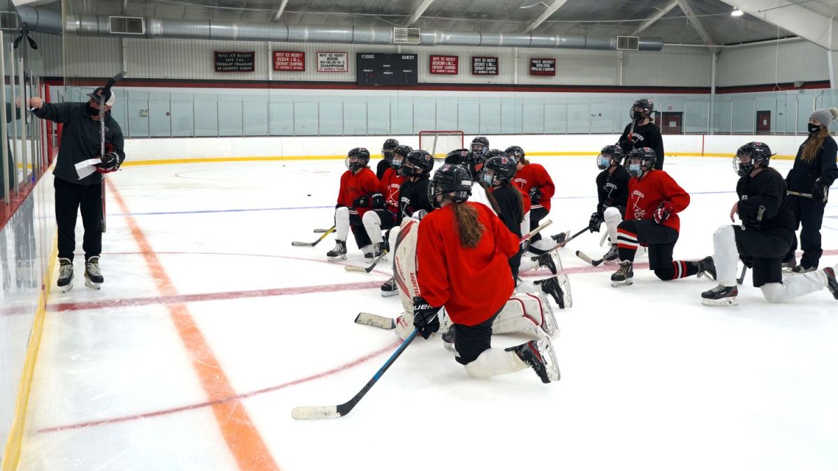 Winter team checkin Hockey Full Story St. School