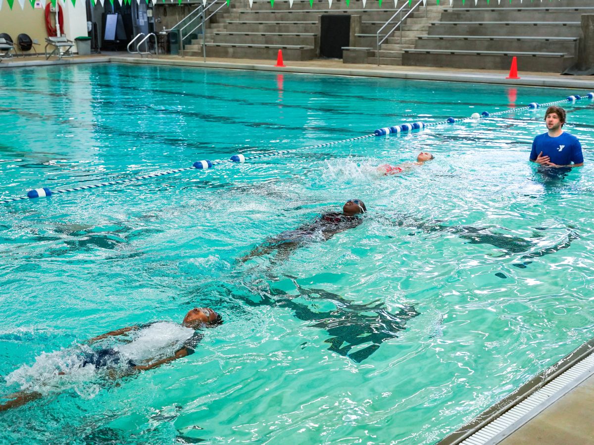 Swim lessons offered during Flex help students learn valuable skills