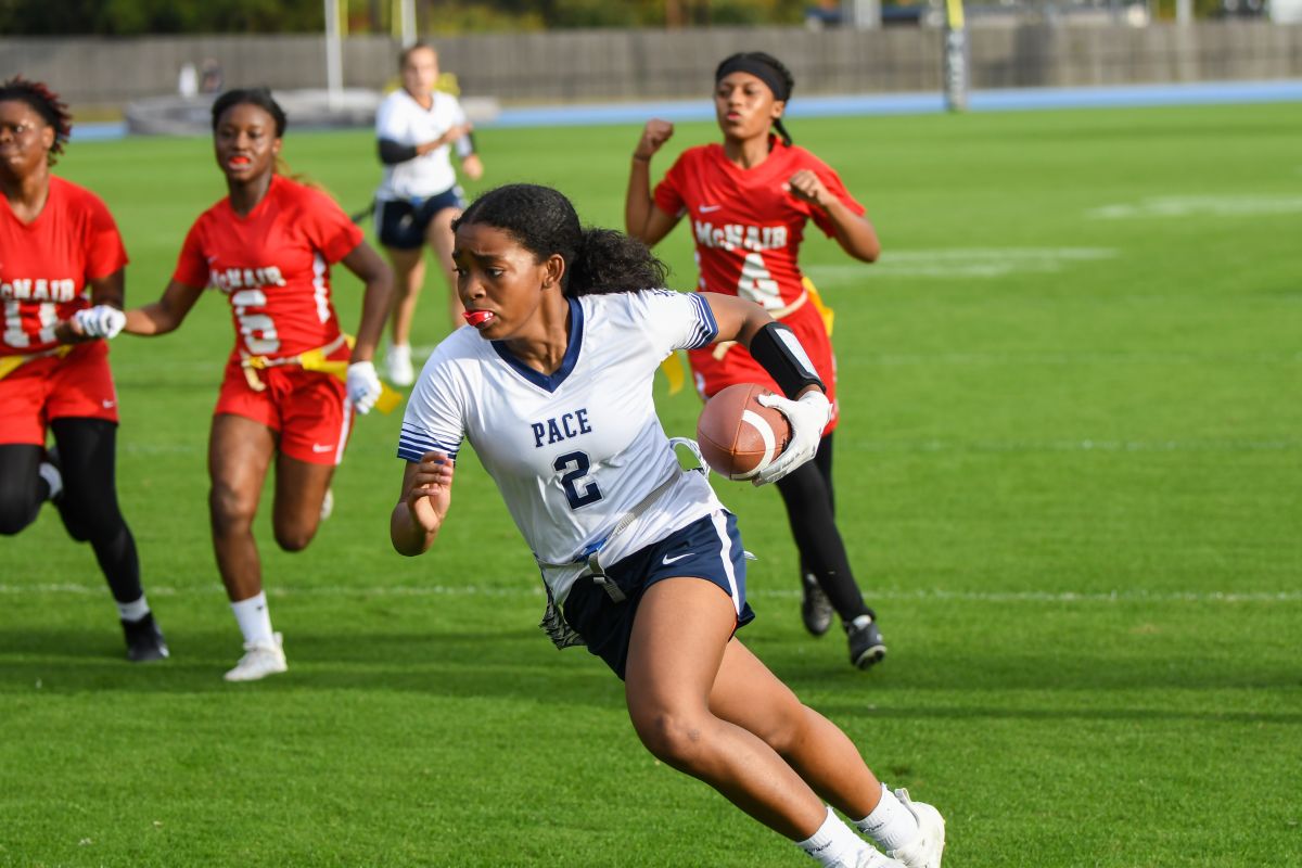 Girls flag football kicks off