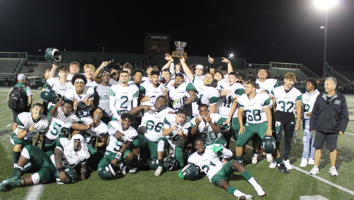 Varsity Football Colonials Defeat Rival Longwood in Parkway Power Bowl ...