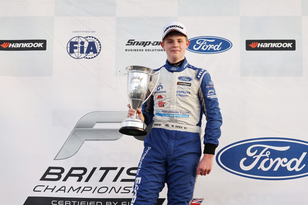 Matthew Rees Racing Driver Millfield student wins British Formula 4 title | News Details