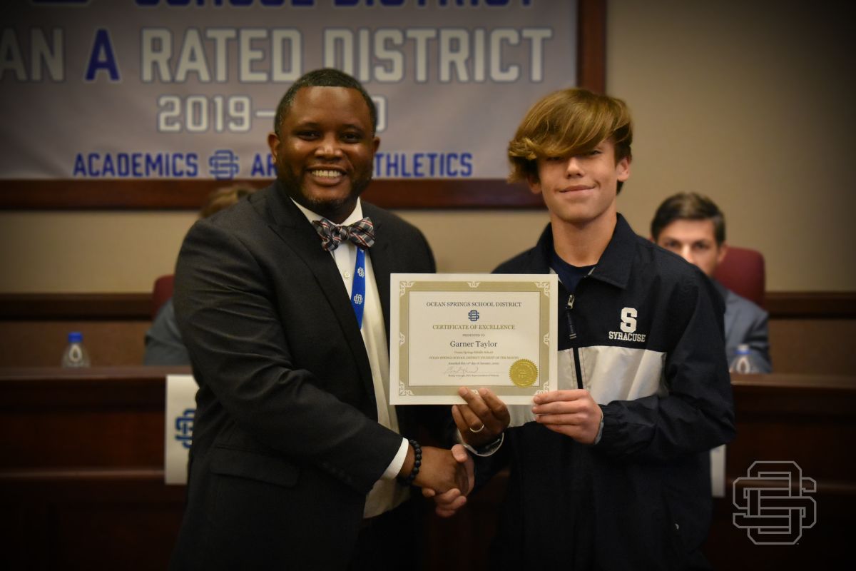 Garner Taylor Named OSSD's January Student of the Month | News Landing