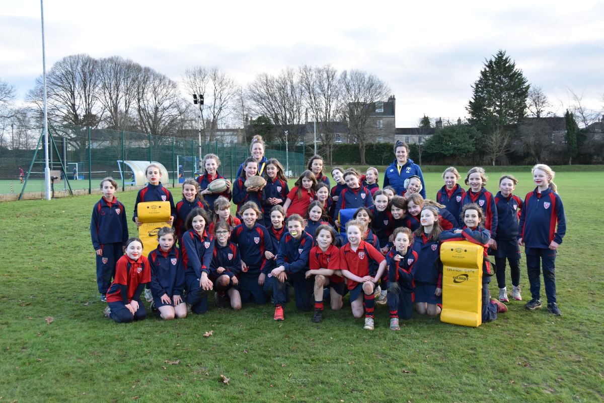 Year 5 & 6 Girls play an afternoon of rugby with Bristol Bears Captain ...