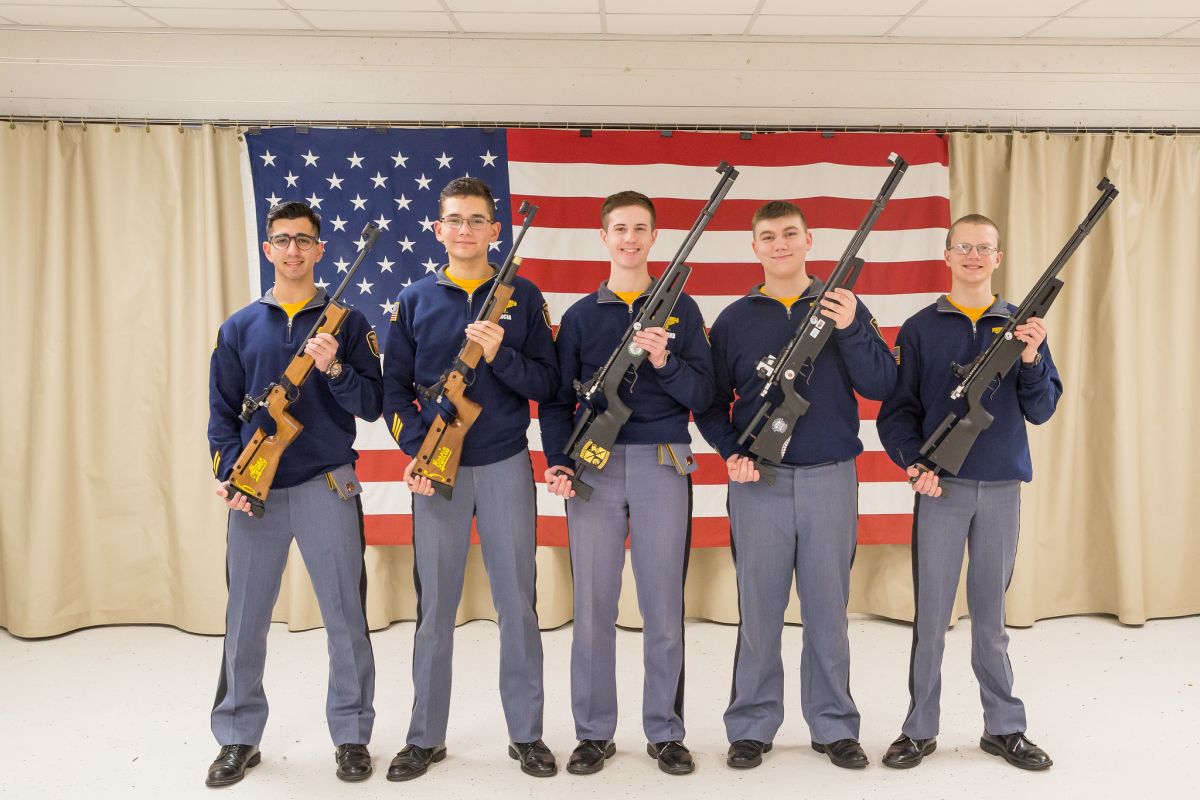 MMA Places In Top 5 Out Of 75 Teams At JROTC Rifle Sectionals   2202MissouriMilitaryAcademyRifleTeam 1 