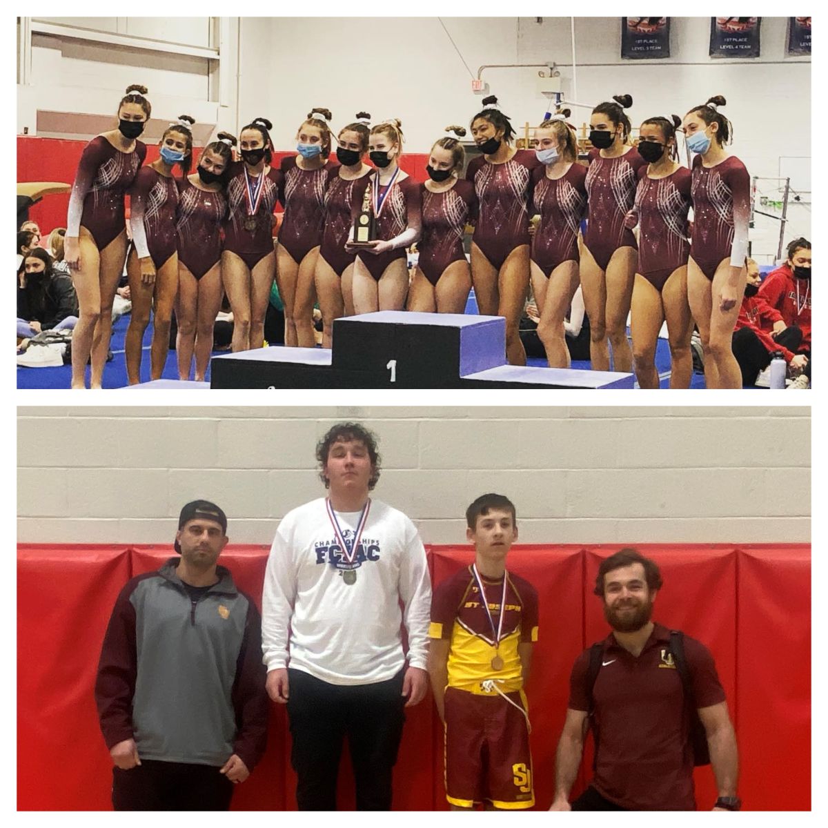 Gymnastics and Wrestling FCIAC Results! post