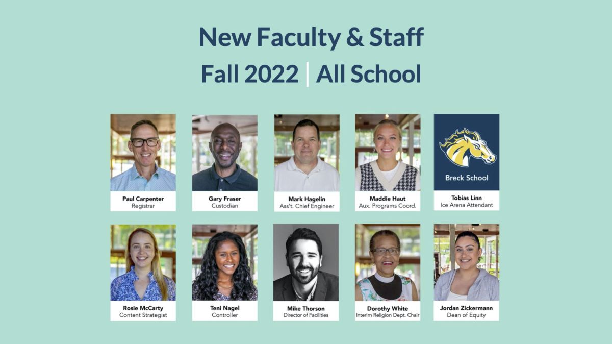 Welcome New Faculty And Staff | Post Details - Breck School