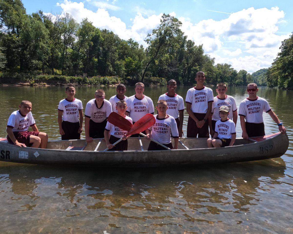 MMA Cadets Gain FirstTime Canoeing Experience Through Boy Scouts