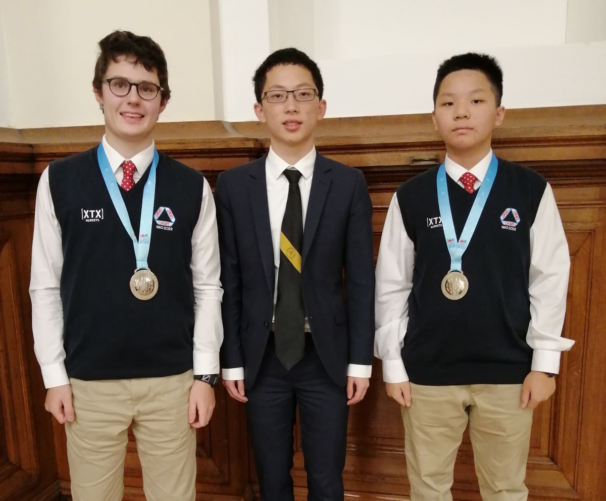 Isaac and alex earn silver medals in international mathematical 