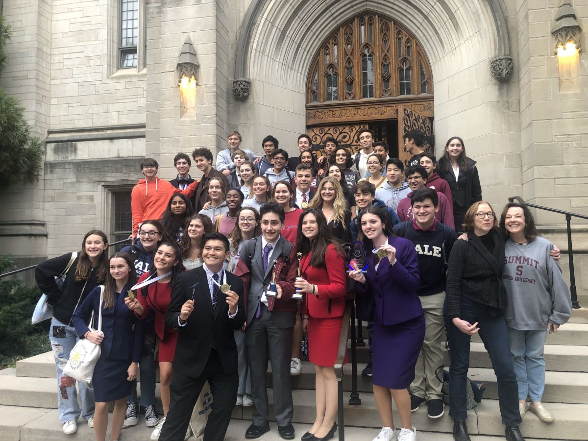 SHS Speech and Debate Team Places Third Overall at Yale Tournament