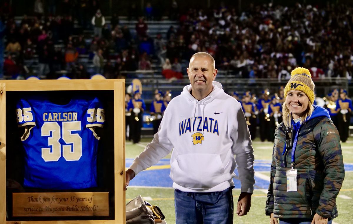 WHS Honors 35 year District Employee And Football Superfan News Details