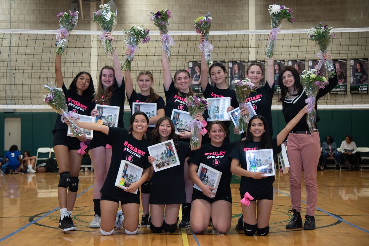Volleyball team honors graduating teammates for Senior Day News