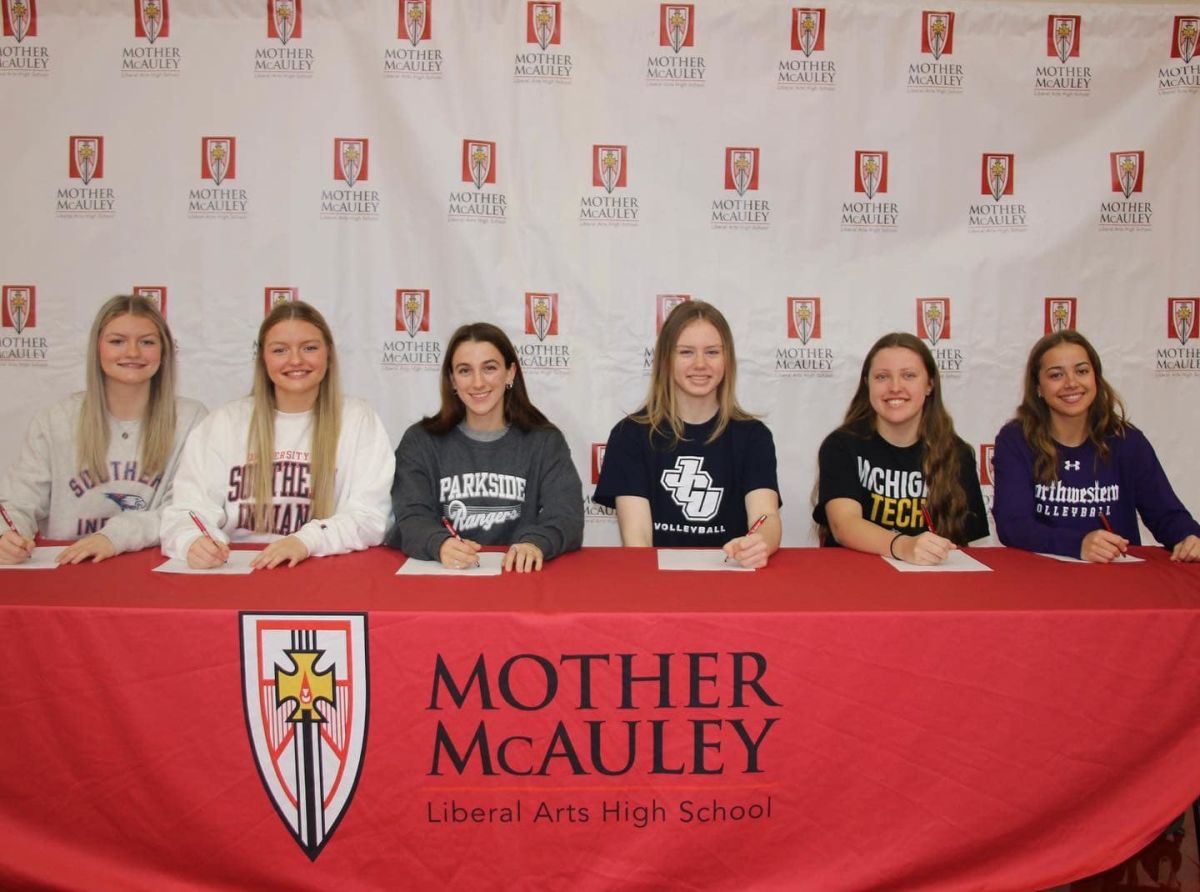 Six athletes sign letters of intent School News