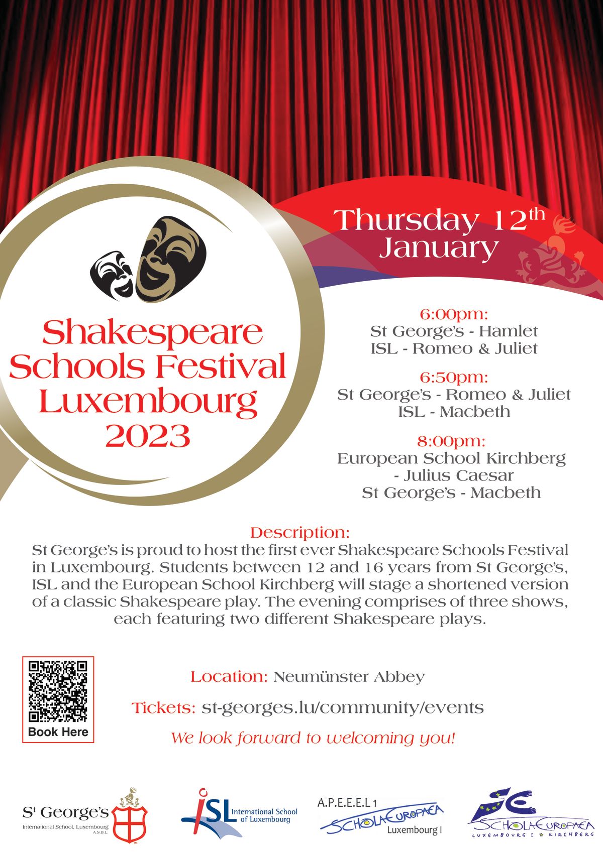 Shakespeare School's Festival Luxembourg 2023 | New Stories