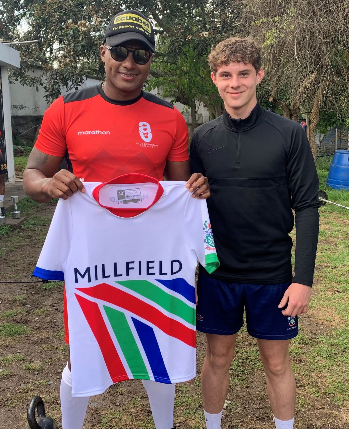 Millfield Footballer Trains With Former Manchester United Captain In 
