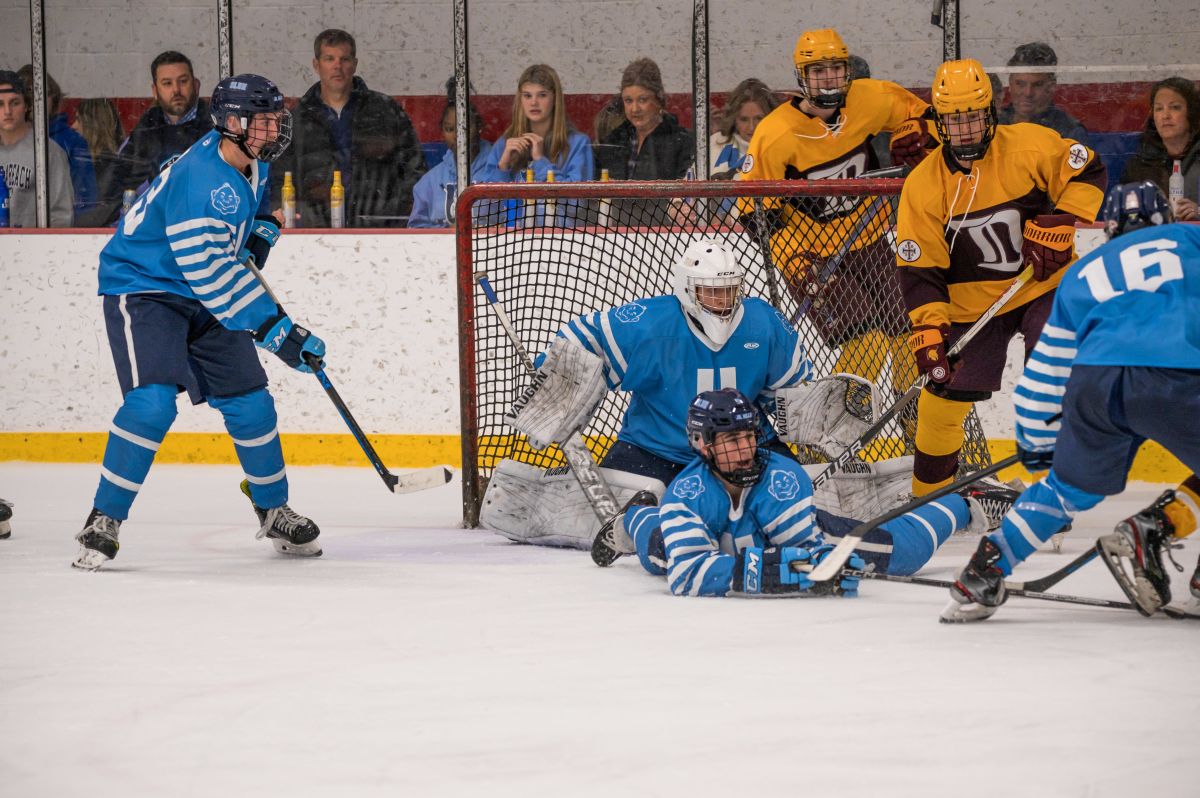 Hockey continues an upanddown season, steamrolls Lafayette and has