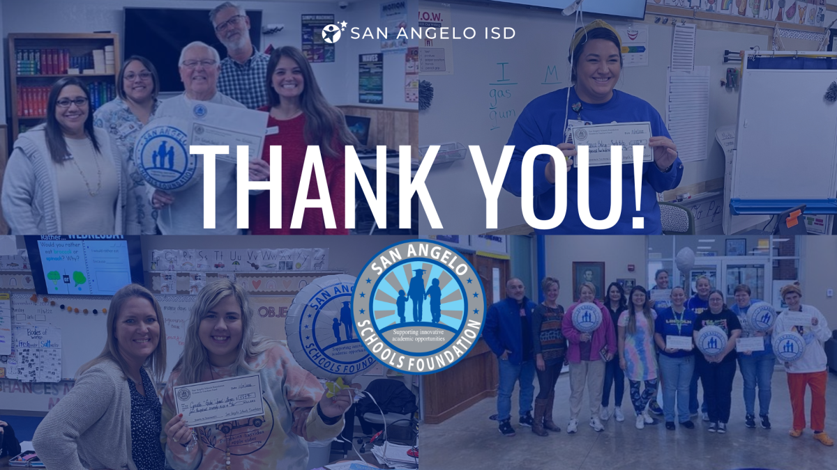 San Angelo Schools Foundation Awards More Than $85,000 In Grants To ...