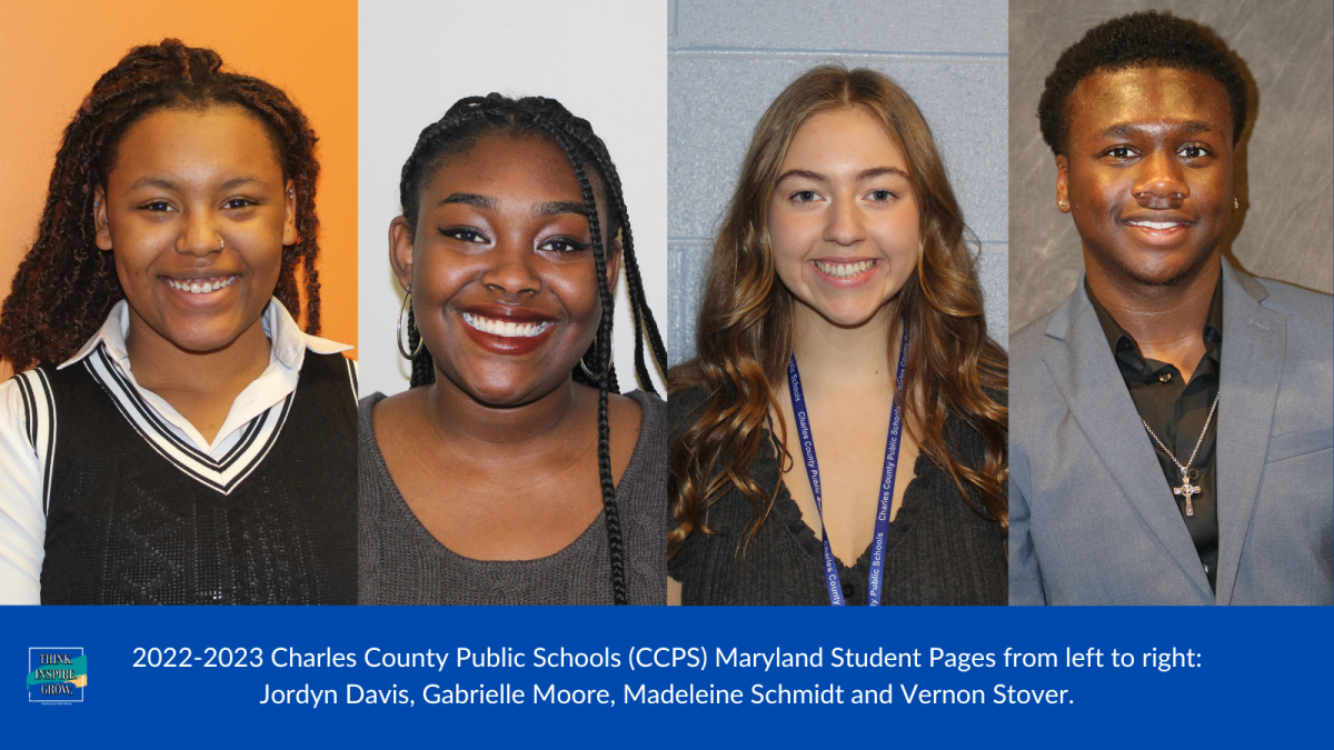 Four seniors represent CCPS in 20222023 Maryland Student Page program