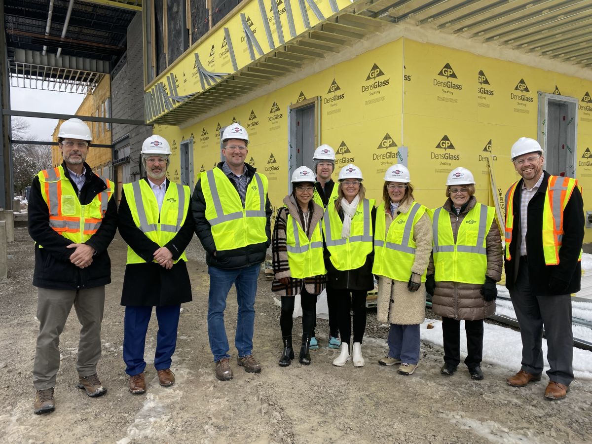 OASD School Board Tours Vel Phillips Middle School Construction Site