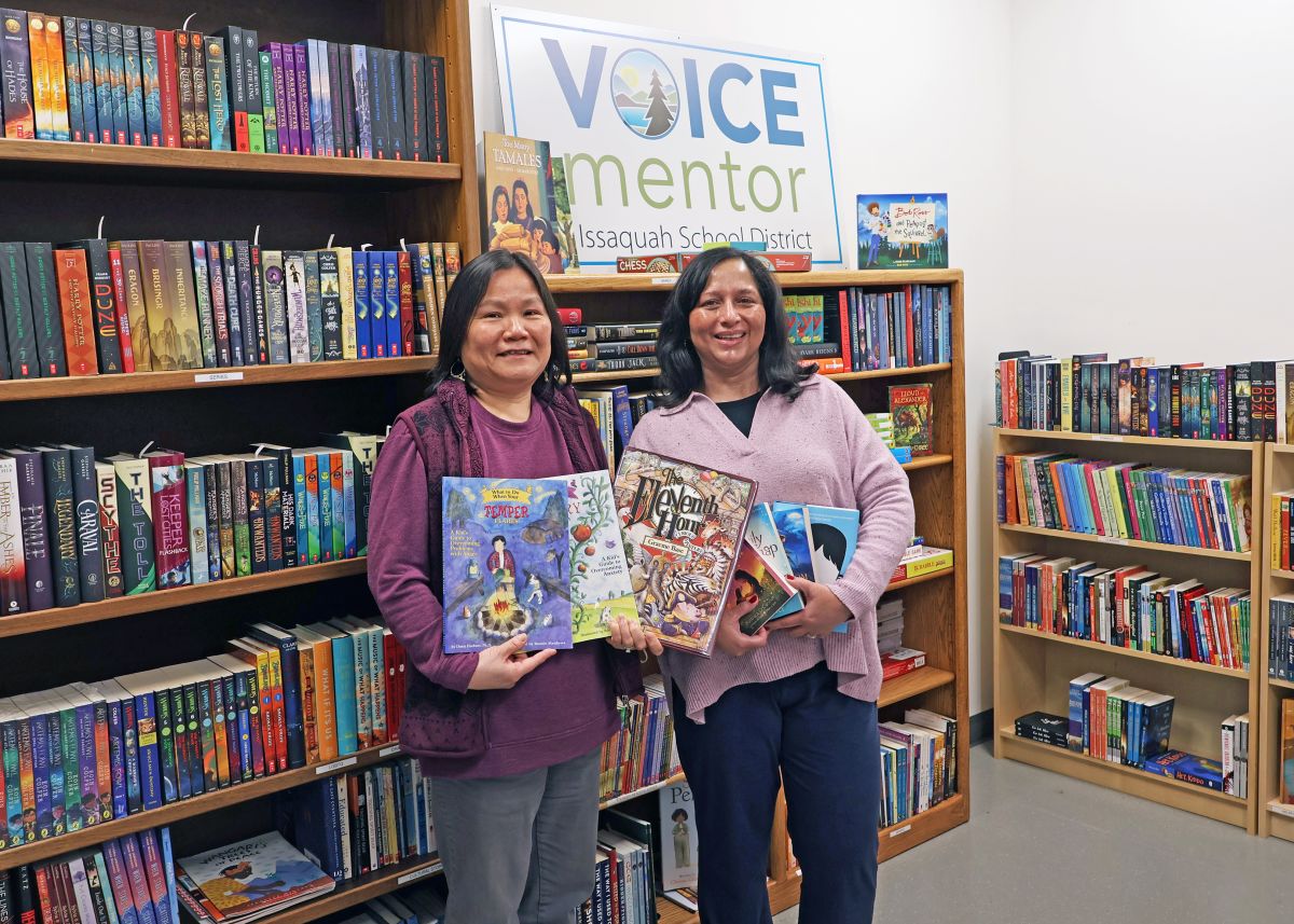 VOICE Mentors Connect with Students via Books, Games News Article