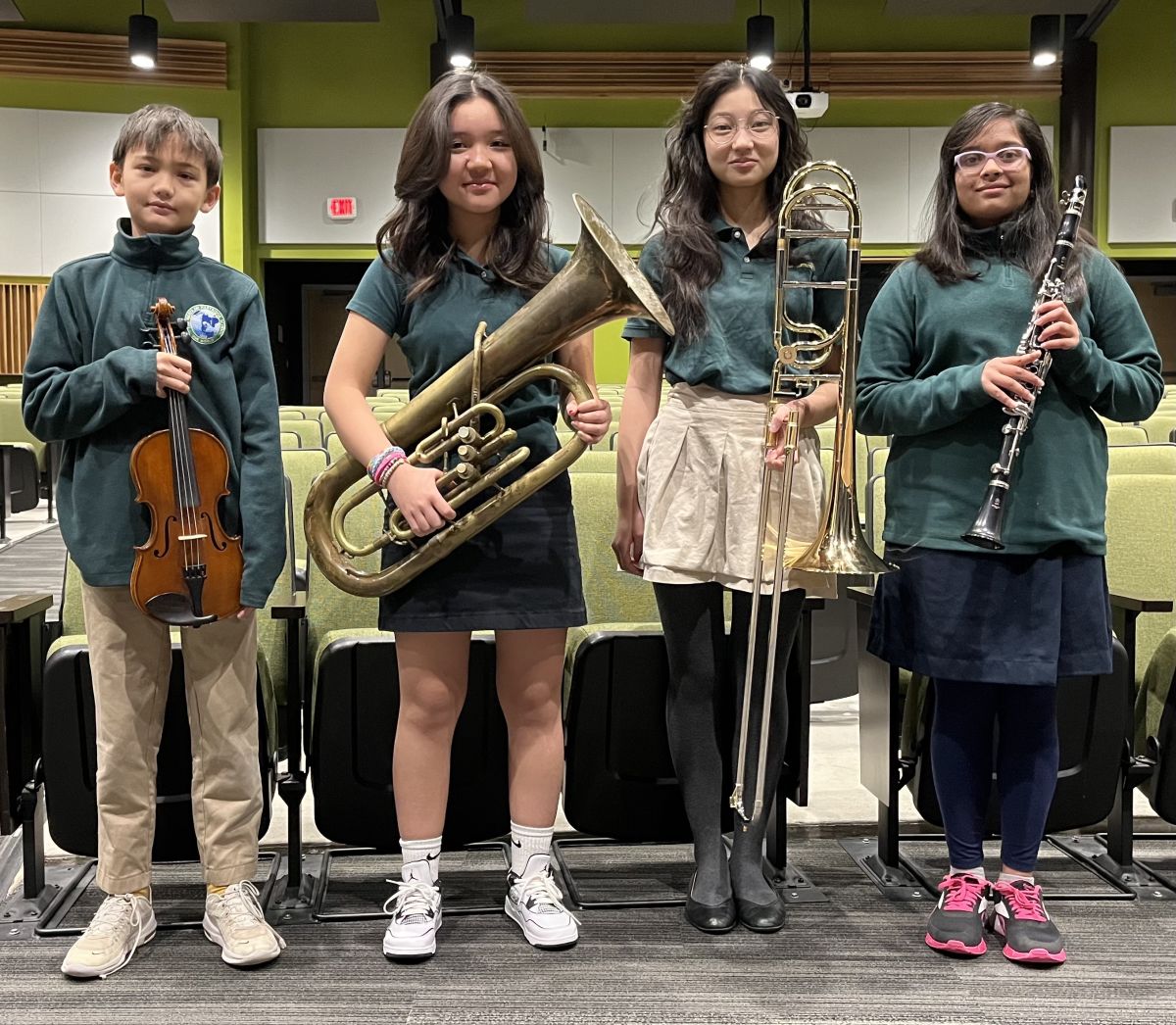 Middle School Musicians Qualify for All-Region Band | News Posts