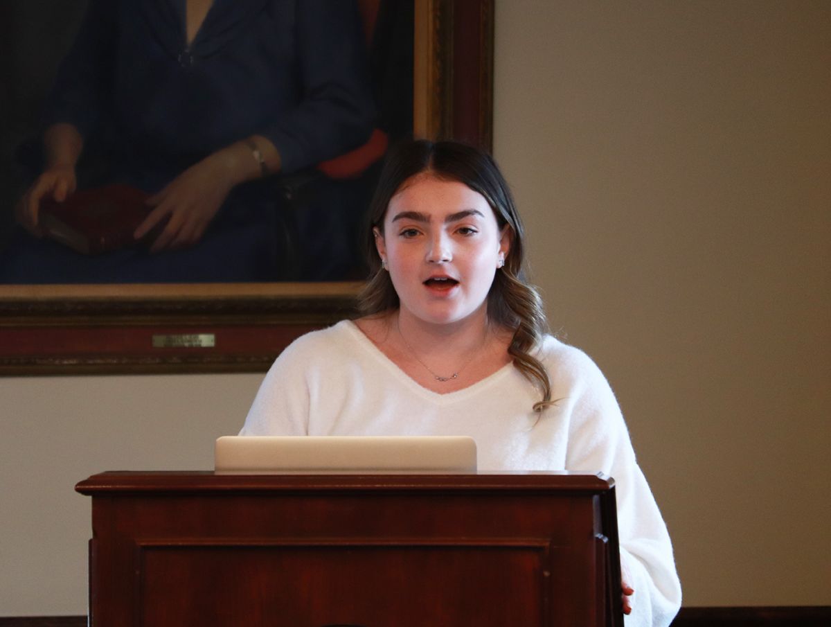 Emily Reitman '24 Presents Independent Study Work on Genealogy ...