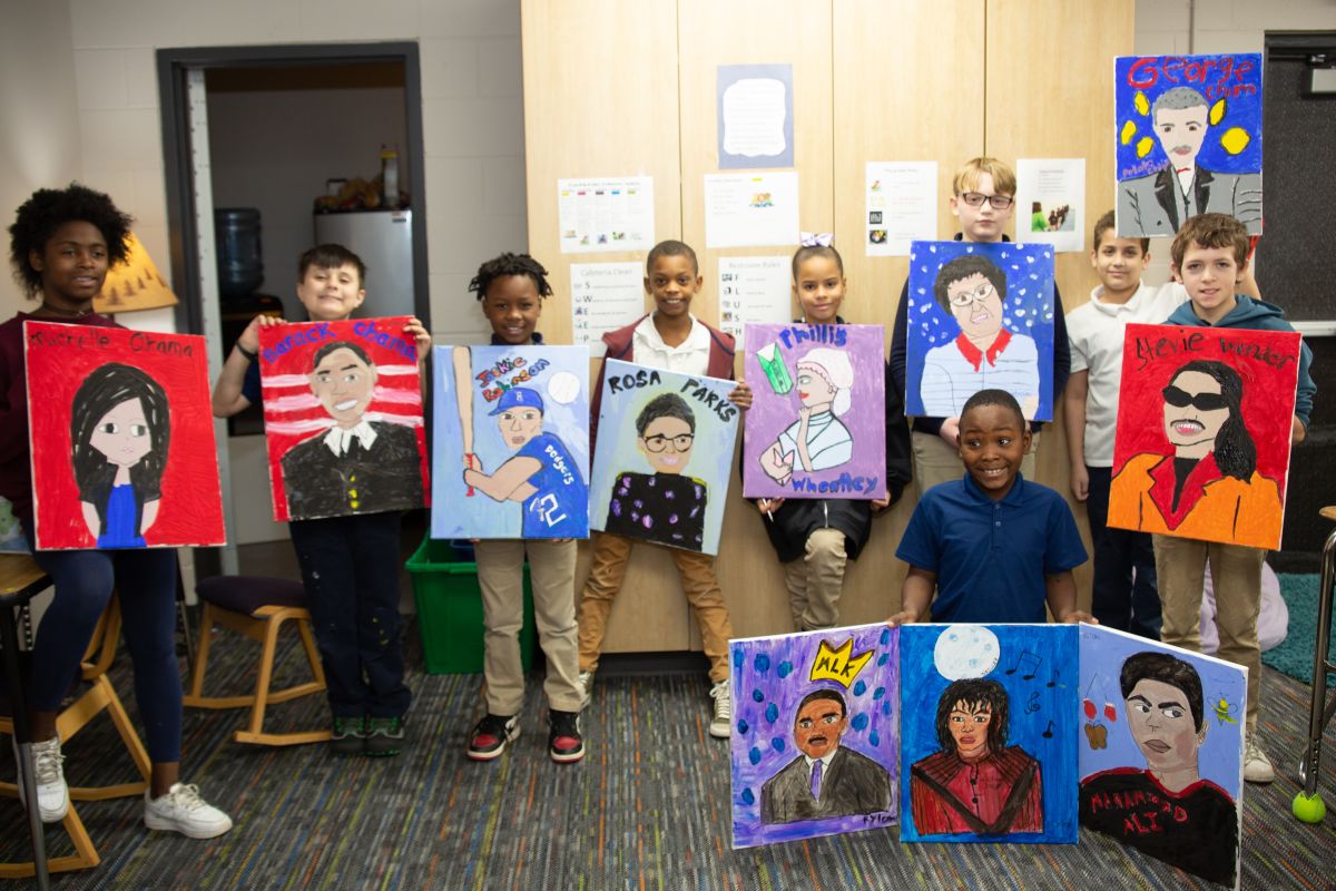 Patrick Henry students create art for Black History Month | News Item ...