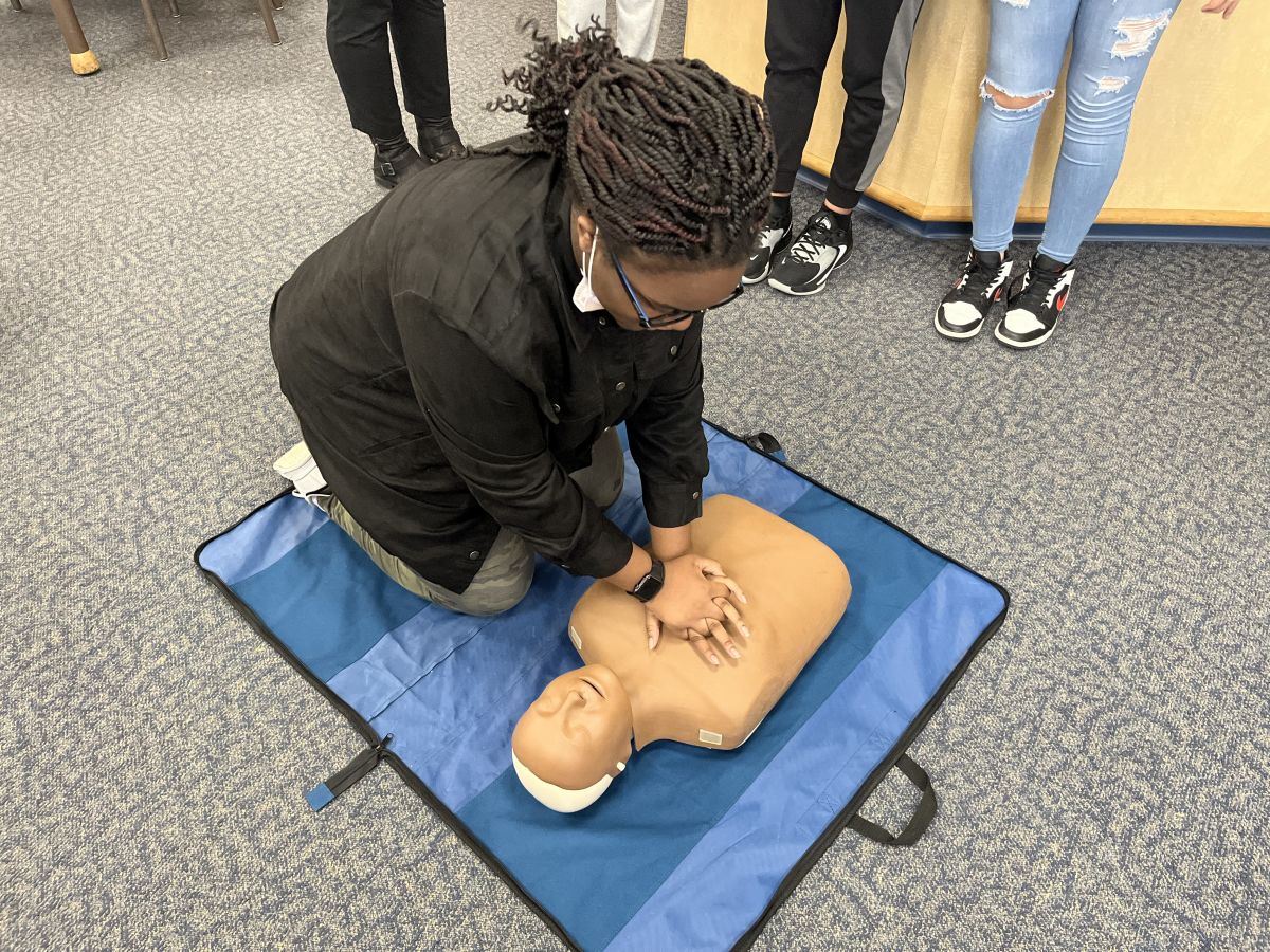 Grimes scholars learn CPR News Details