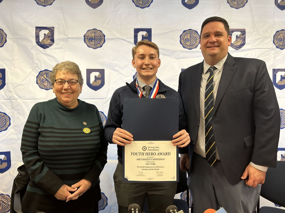 Arcangelo Capozzolo '24 earns Youth Hero Award | Post