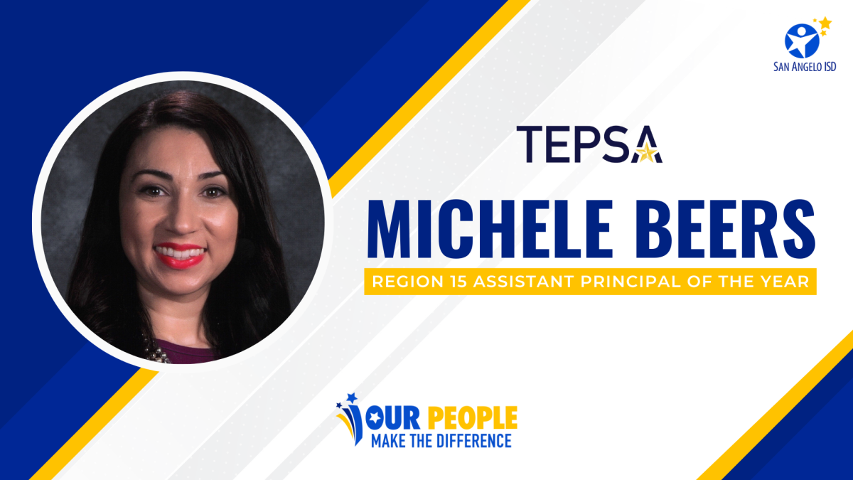 SAISD Employee Wins TEPSA Region 15 Assistant Principal of the