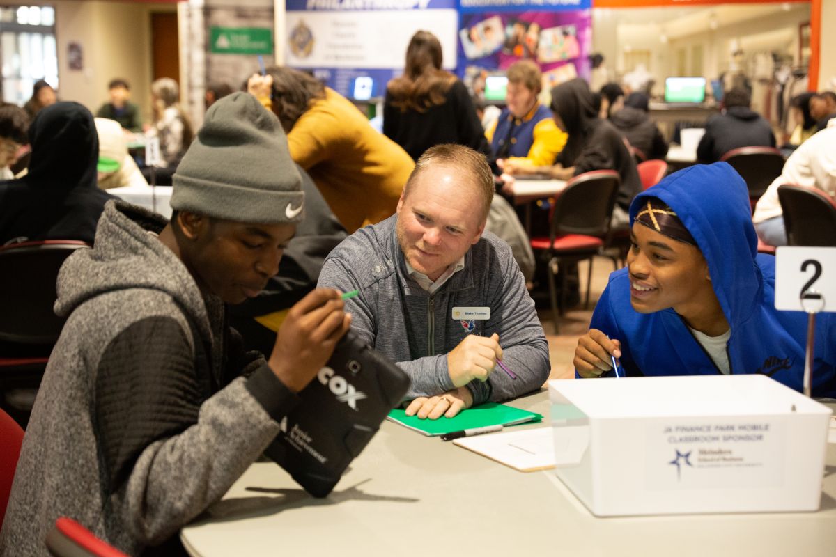 Students participate in Finance Park at Tulsa Tech News Item