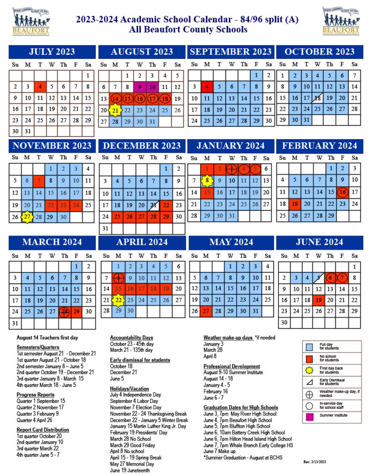 Board of Education approves school calendar for 2023 24 academic year
