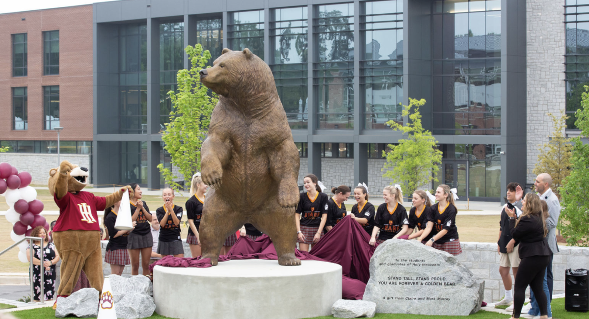 Golden Bear Plaza is Open! | News Articles - Holy Innocents