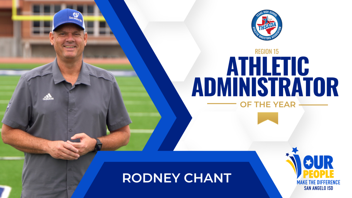 San Angelo ISD Executive Director of Athletics Rodney Chant