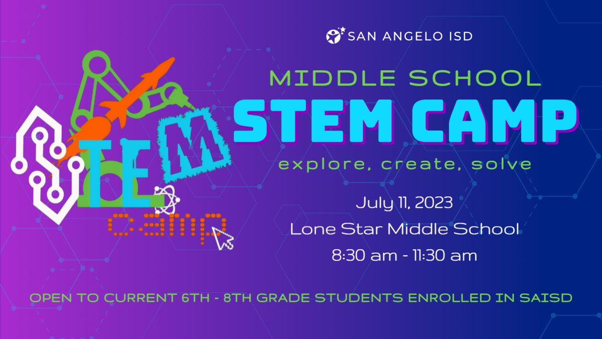 San Angelo ISD to Host Middle School STEM Camp News Item