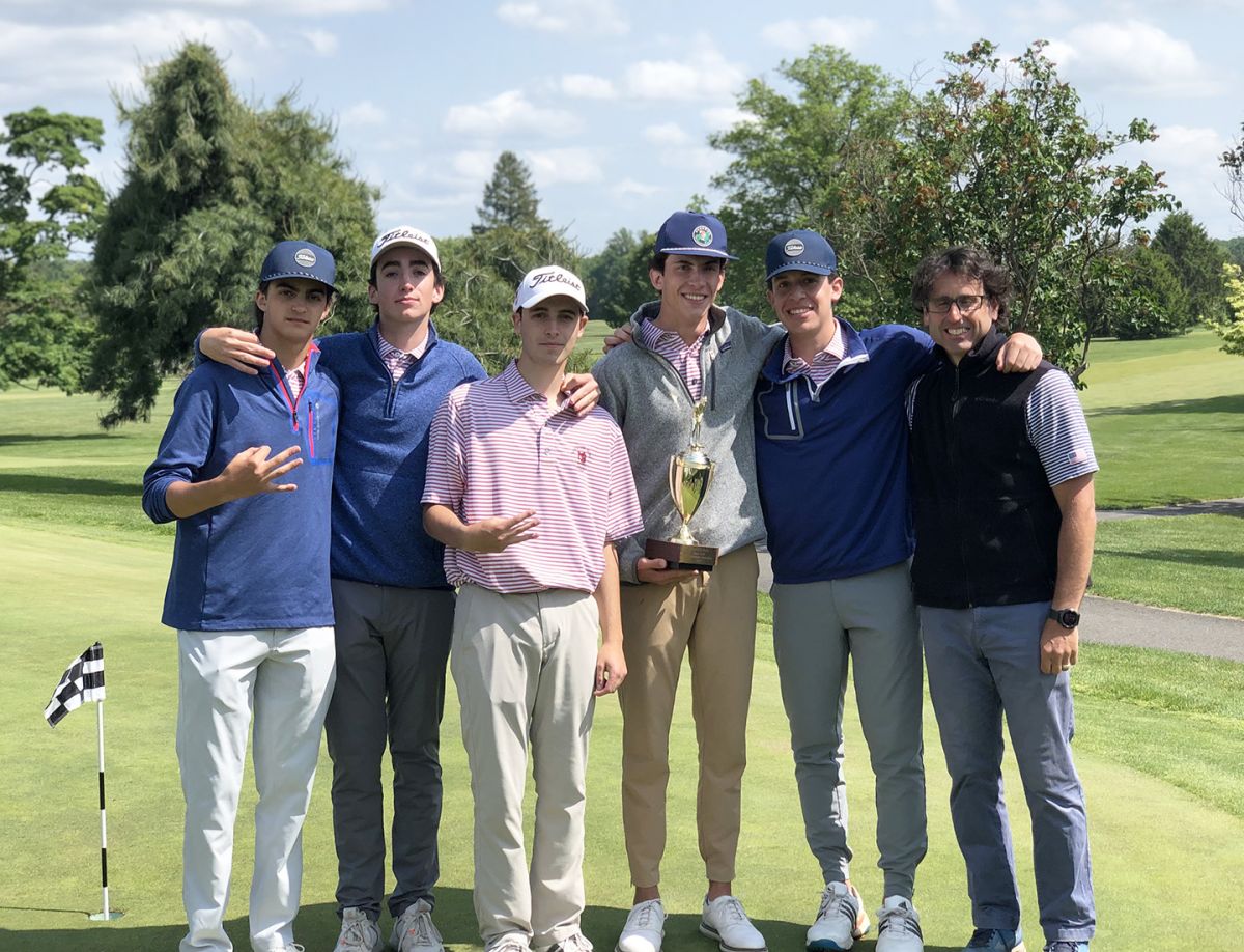 Boys Golf Team Captures Third Consecutive Prep Championship