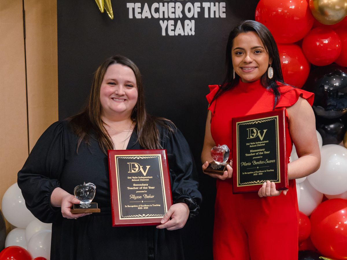 2023 Del Valle District Teachers of the Year announced at banquet Thursday  night | District News Board Page