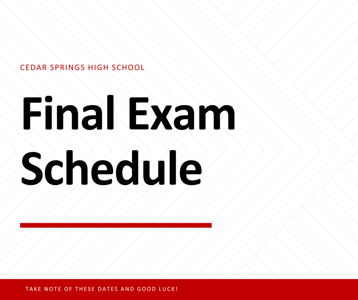 High School Exam Schedule June 57 Individual Announcement Page